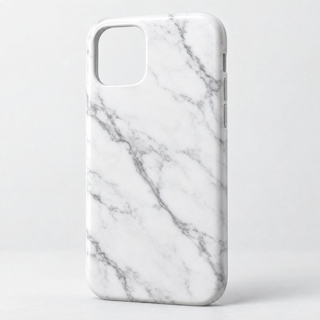 Classic White Marble Phone Case for iPhone