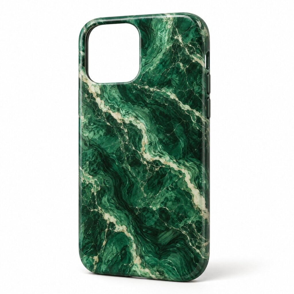 Emerald Marble Phone Case for iPhone