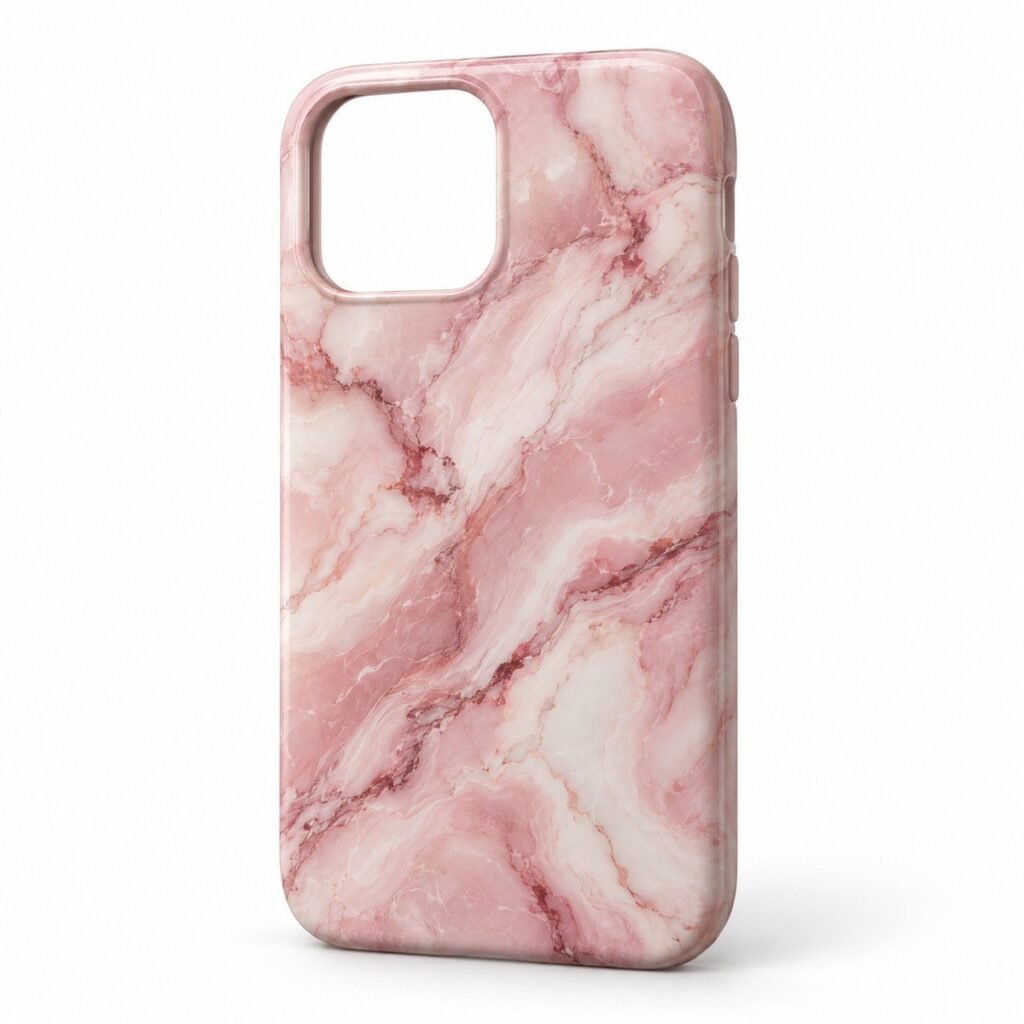 Rose Marble Phone Case for iPhone